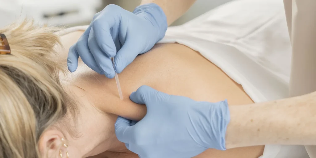 Punció seca a Alella, Maresme. Centre Salut Armonic.